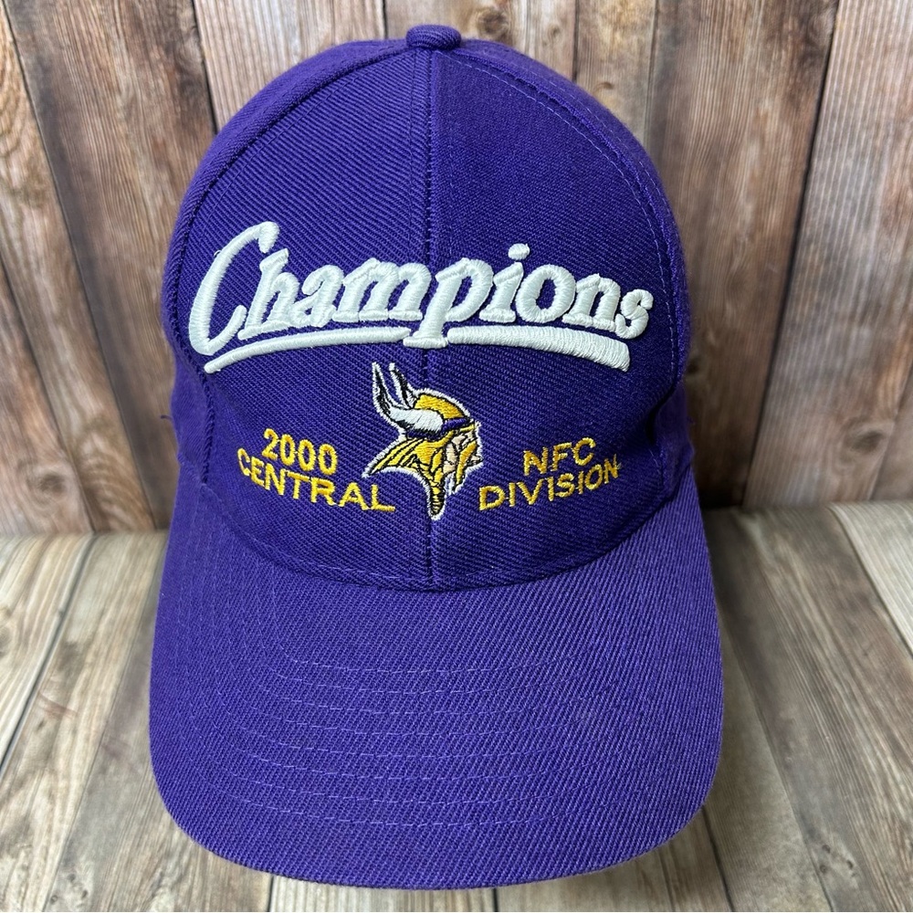 Minnesota Vikings NFC Champions Vintage 2000 NFL Football Snapback Hat Cap